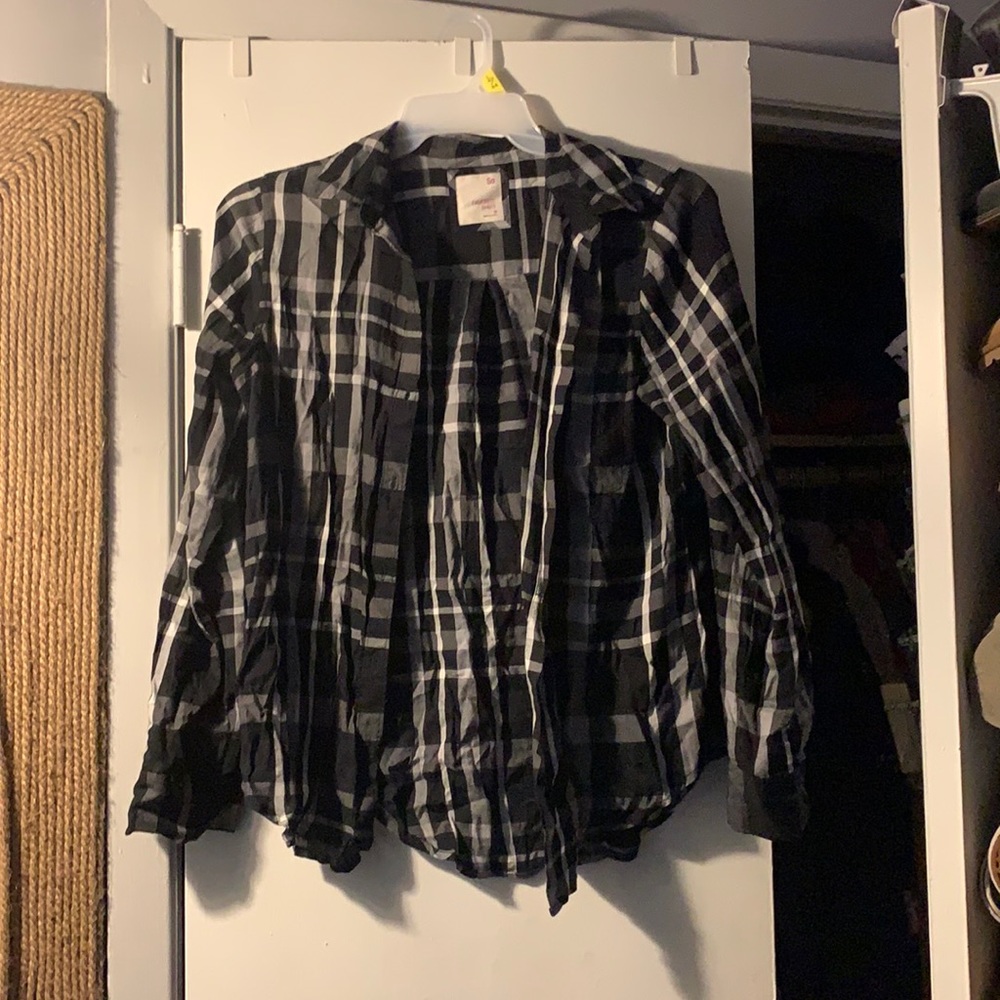 Black and white flannel